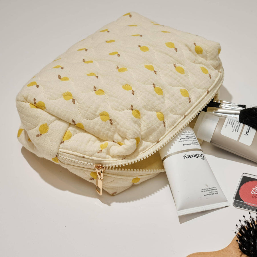 Quilted Keeper Cosmetic Pouch