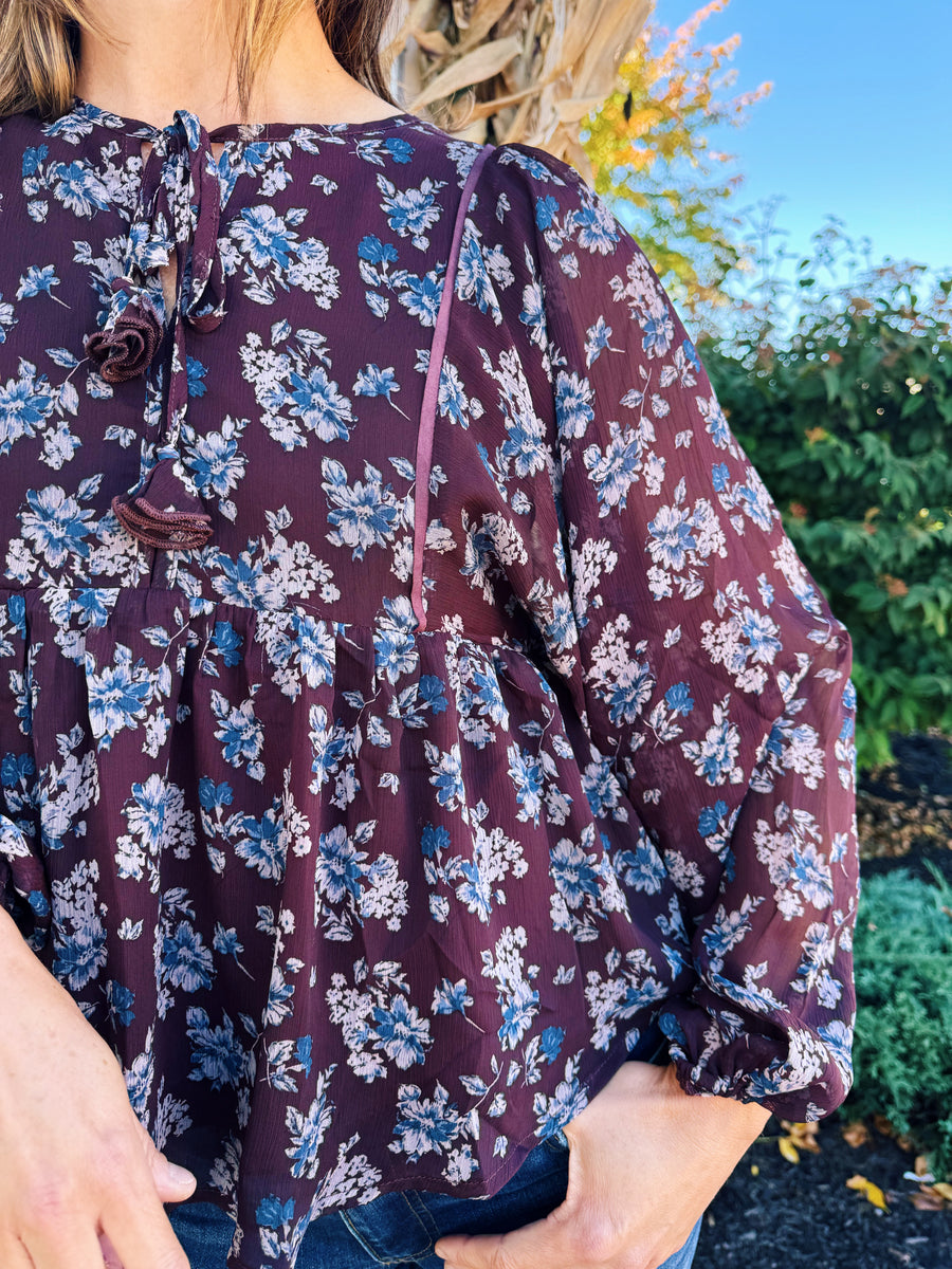 Clara Floral Blouse