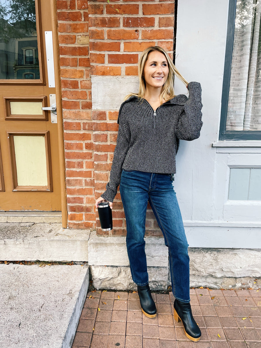 Elise Half Zip Knit