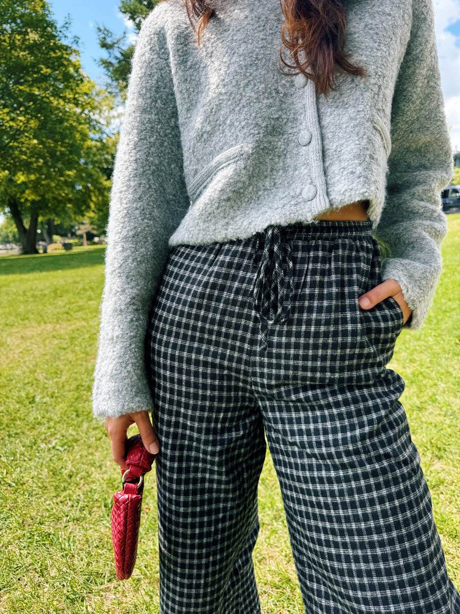 Flannel Print Trouser