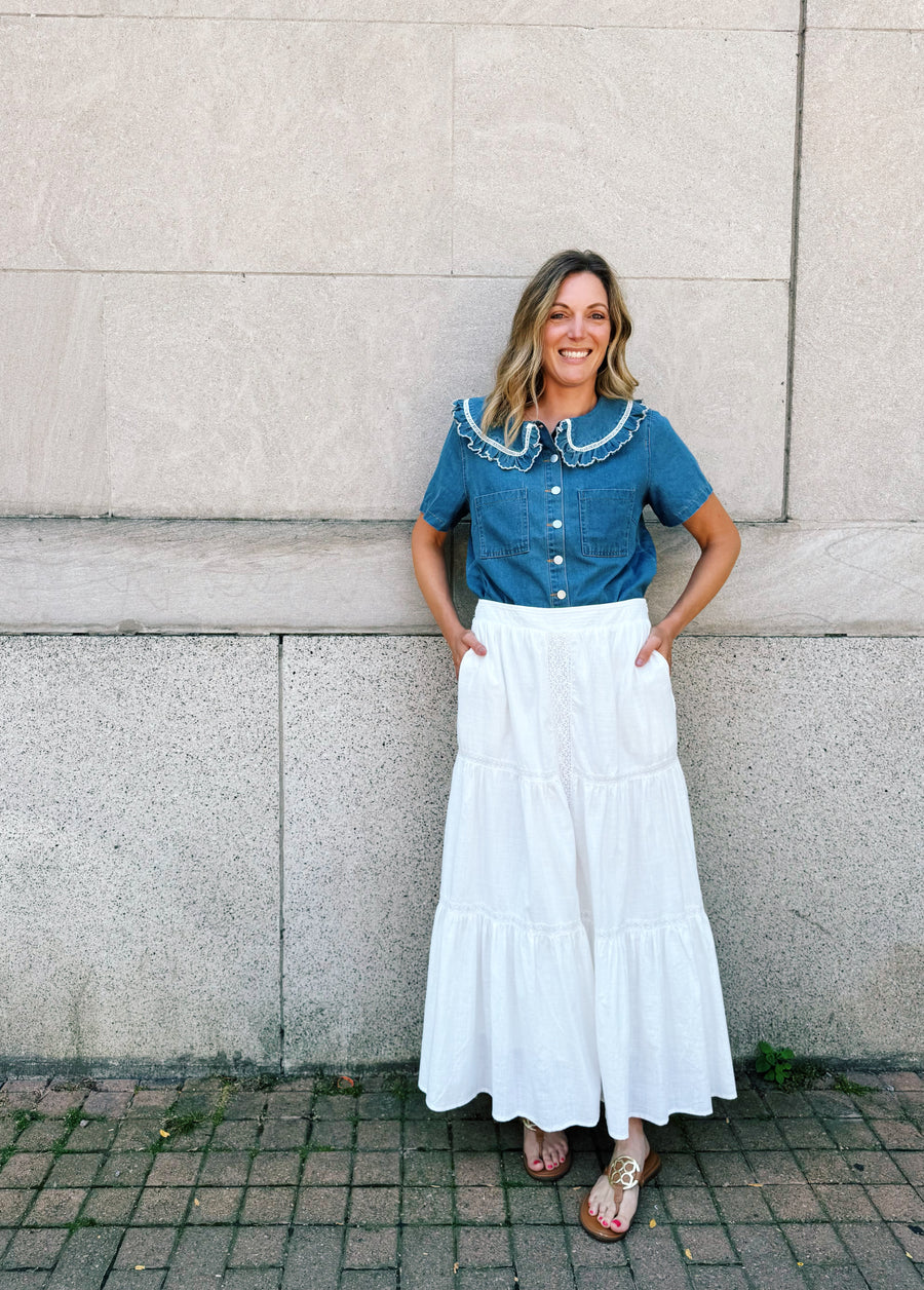 Skylar Denim Blouse