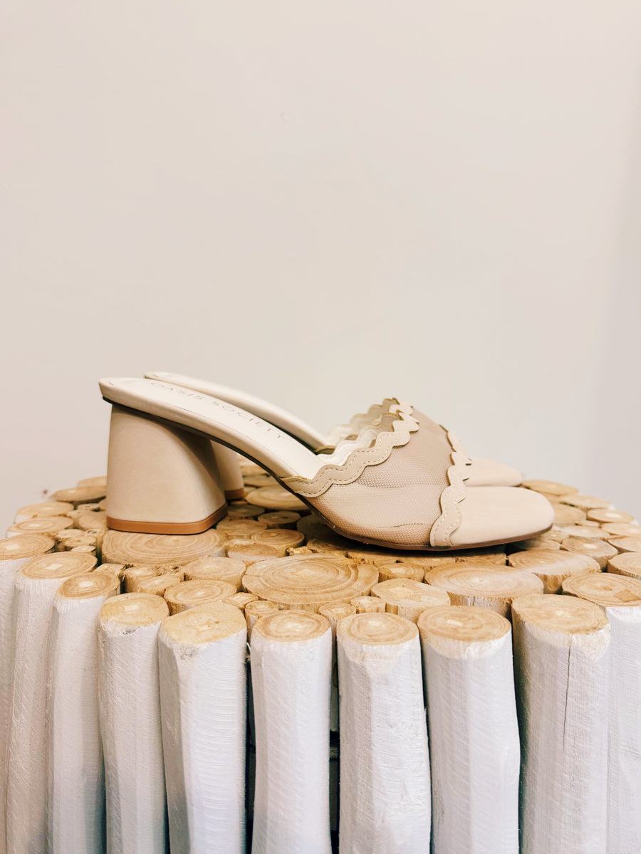 Trina Mesh Block Heel