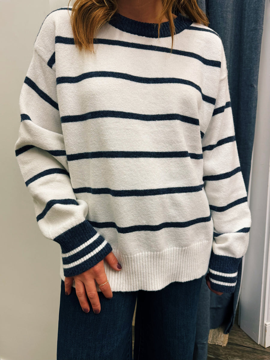 Oversized Striped Sweater