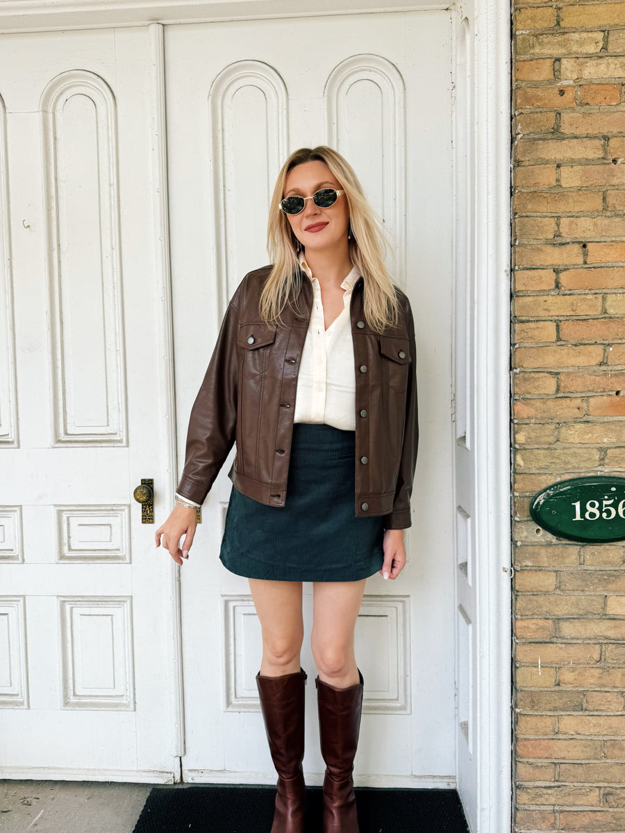 Echo Faux Leather Jacket
