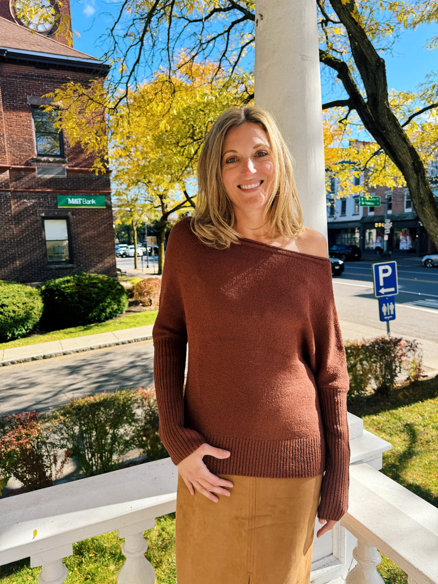 Jessie One Shoulder Sweater