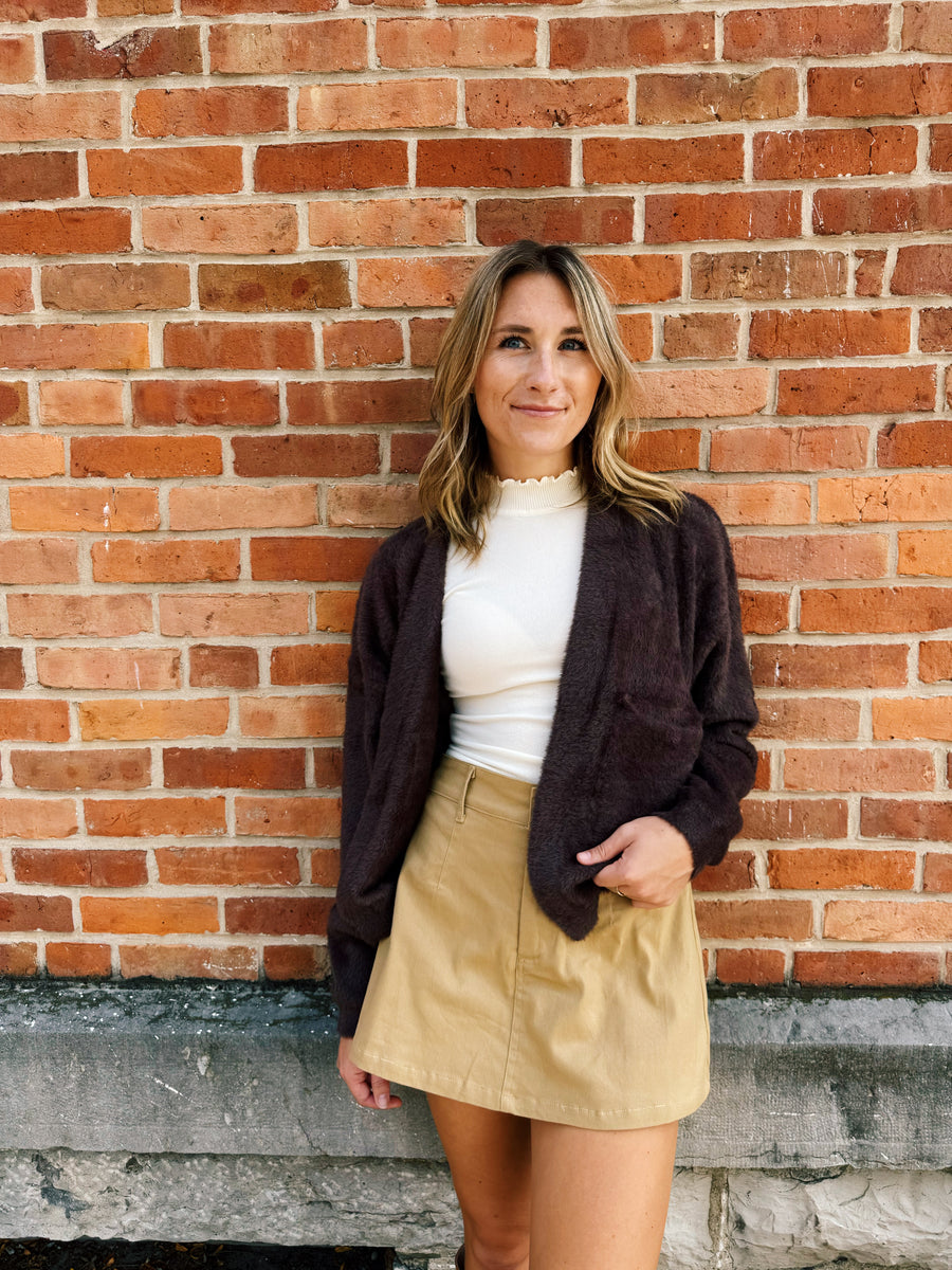 Jana Furry Cardigan