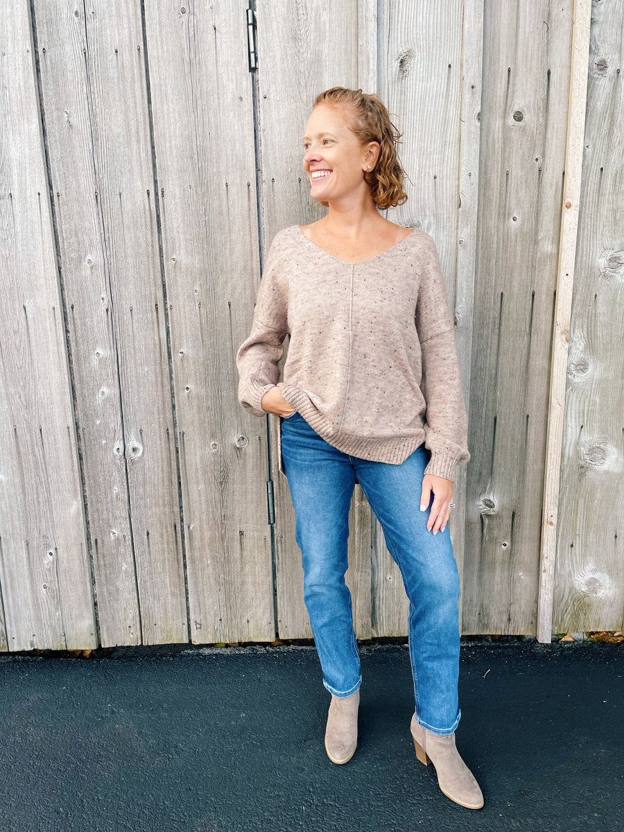 Constance Speckled Sweater