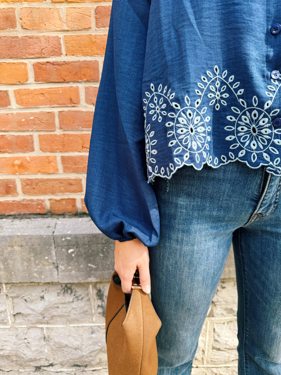 Diedre Denim Top