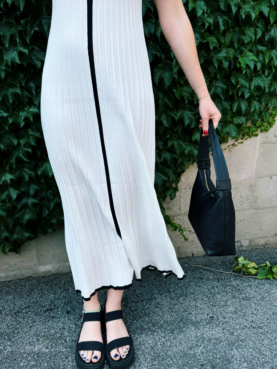 On Trend Pleated Maxi Dress