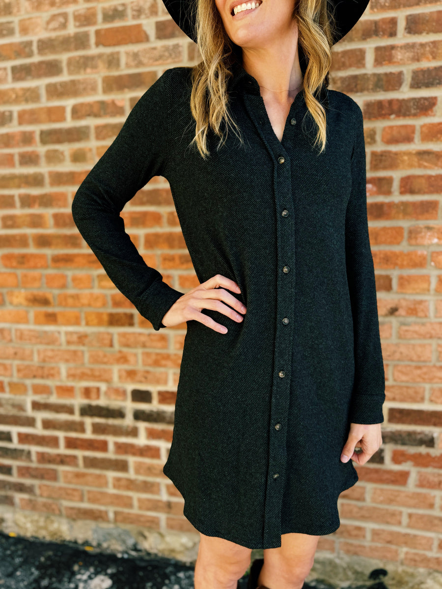 Legend Sweater Shirt Dress