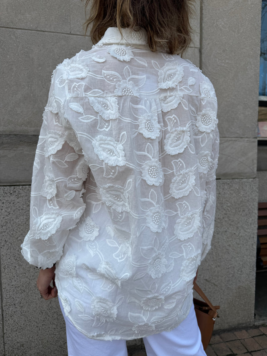 Gemma Floral Buttondown