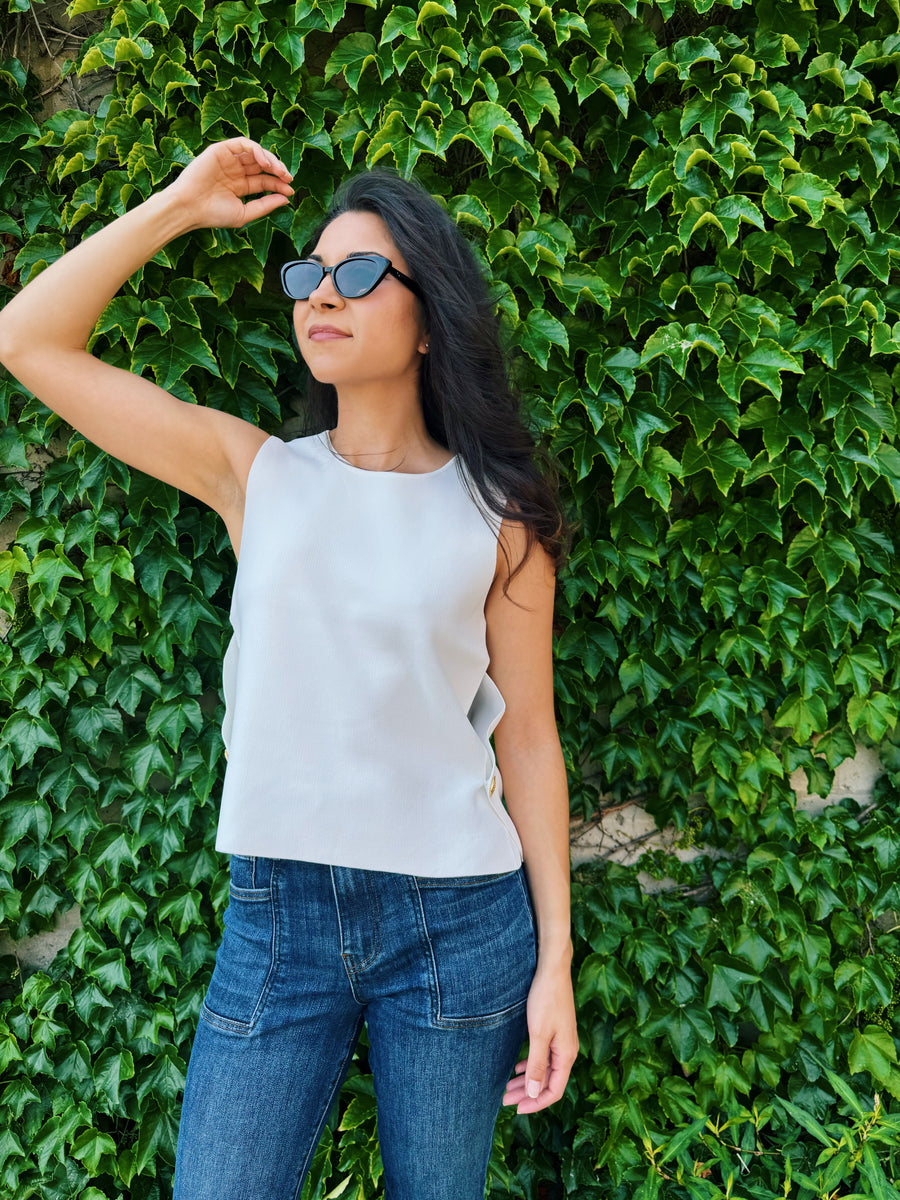Button Knit Tank