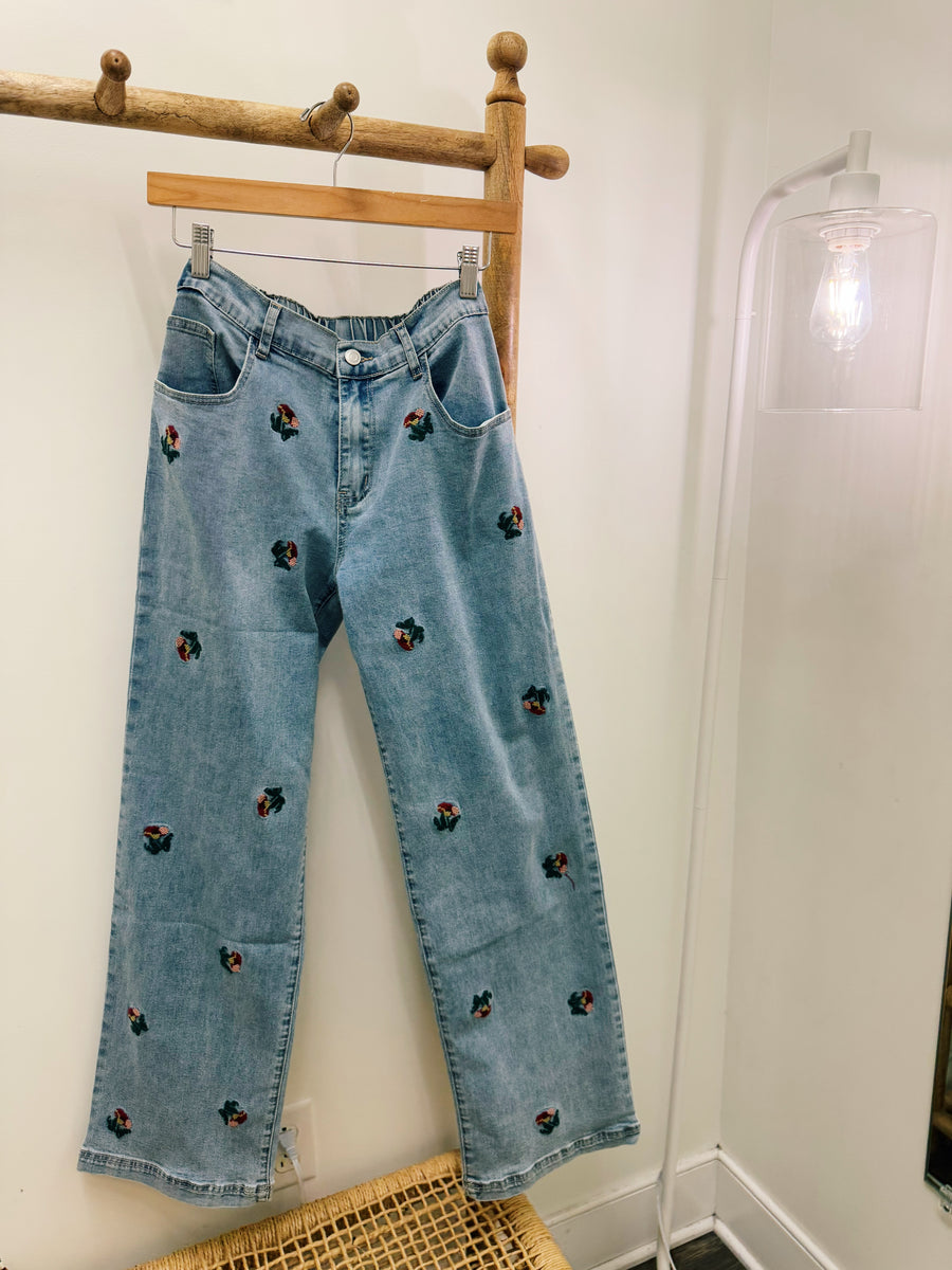 Brook Floral Denim
