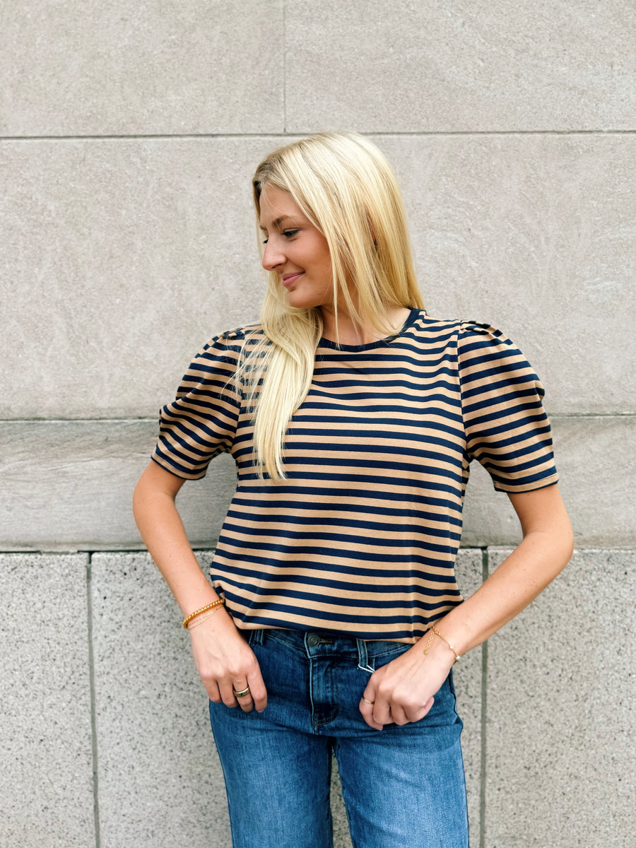 Cara Striped Tee