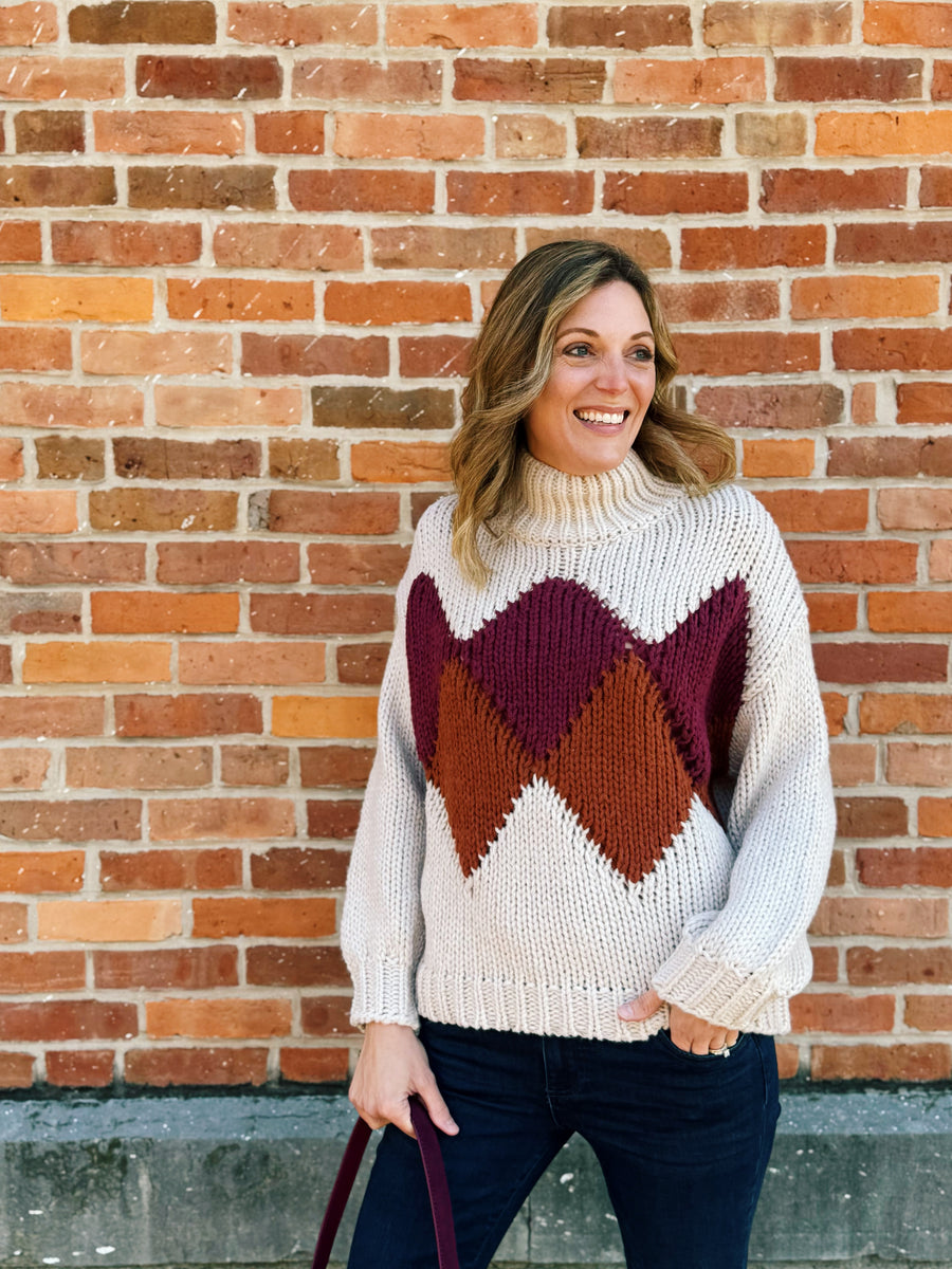 Argyle Cozy Sweater