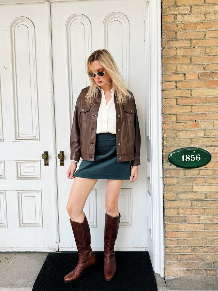 Echo Faux Leather Jacket