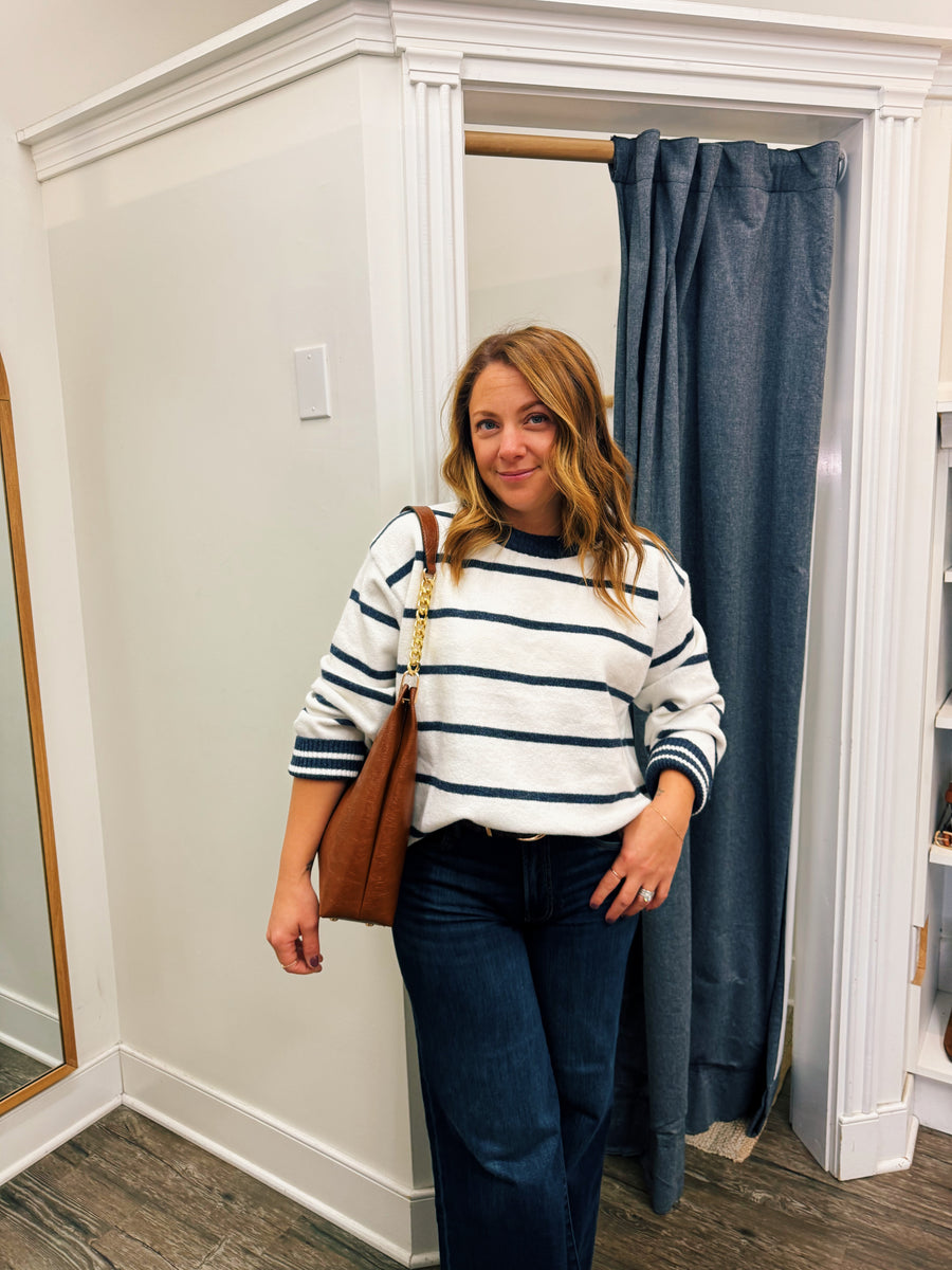 Oversized Striped Sweater