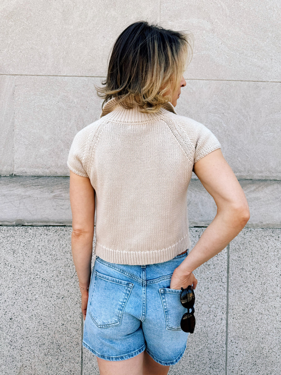 Sabine Collared Cardigan