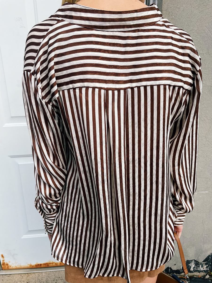 Pinstripe Blouse