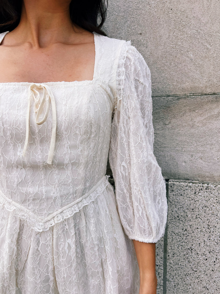 Textured Lace Dress