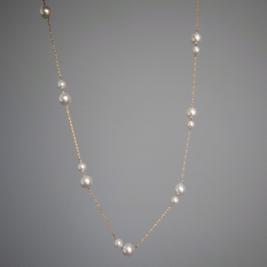 Alina Double Pearl Necklace