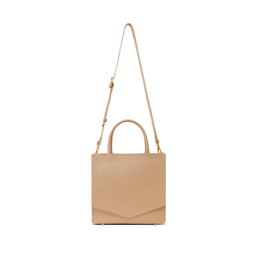 Caitlin Small Recycled Vegan Tote Bag: Sand