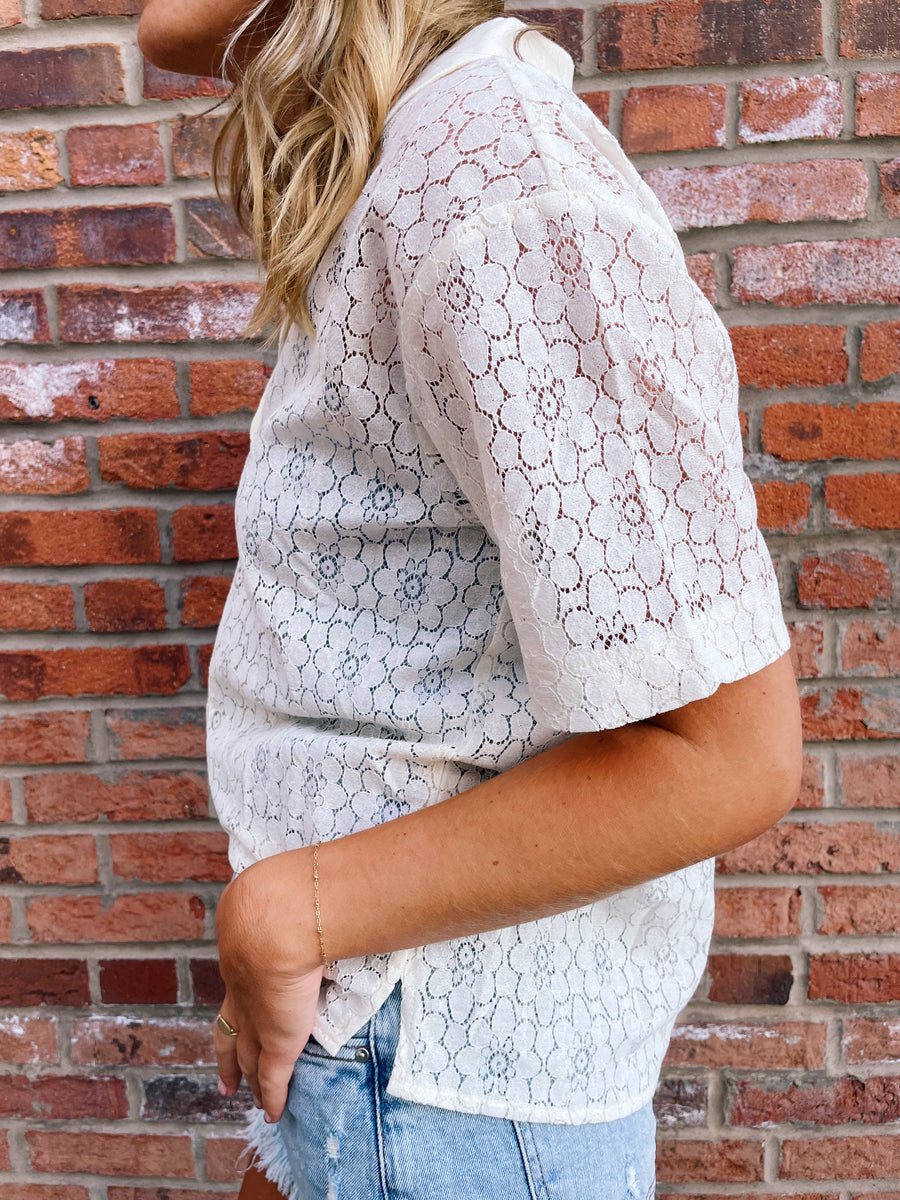 Crochet Lace Shirt