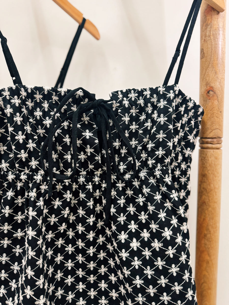 Printed Peplum Tank