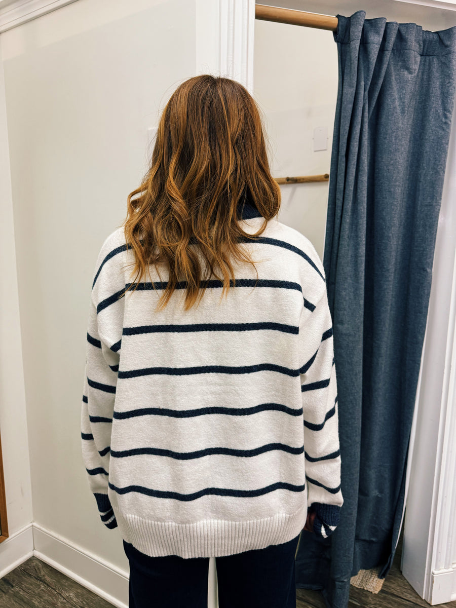 Oversized Striped Sweater