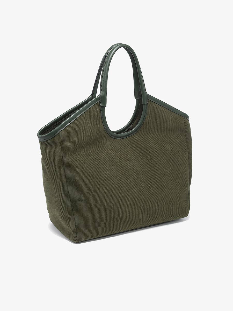 Piper Contrast Corduroy Mini Tote