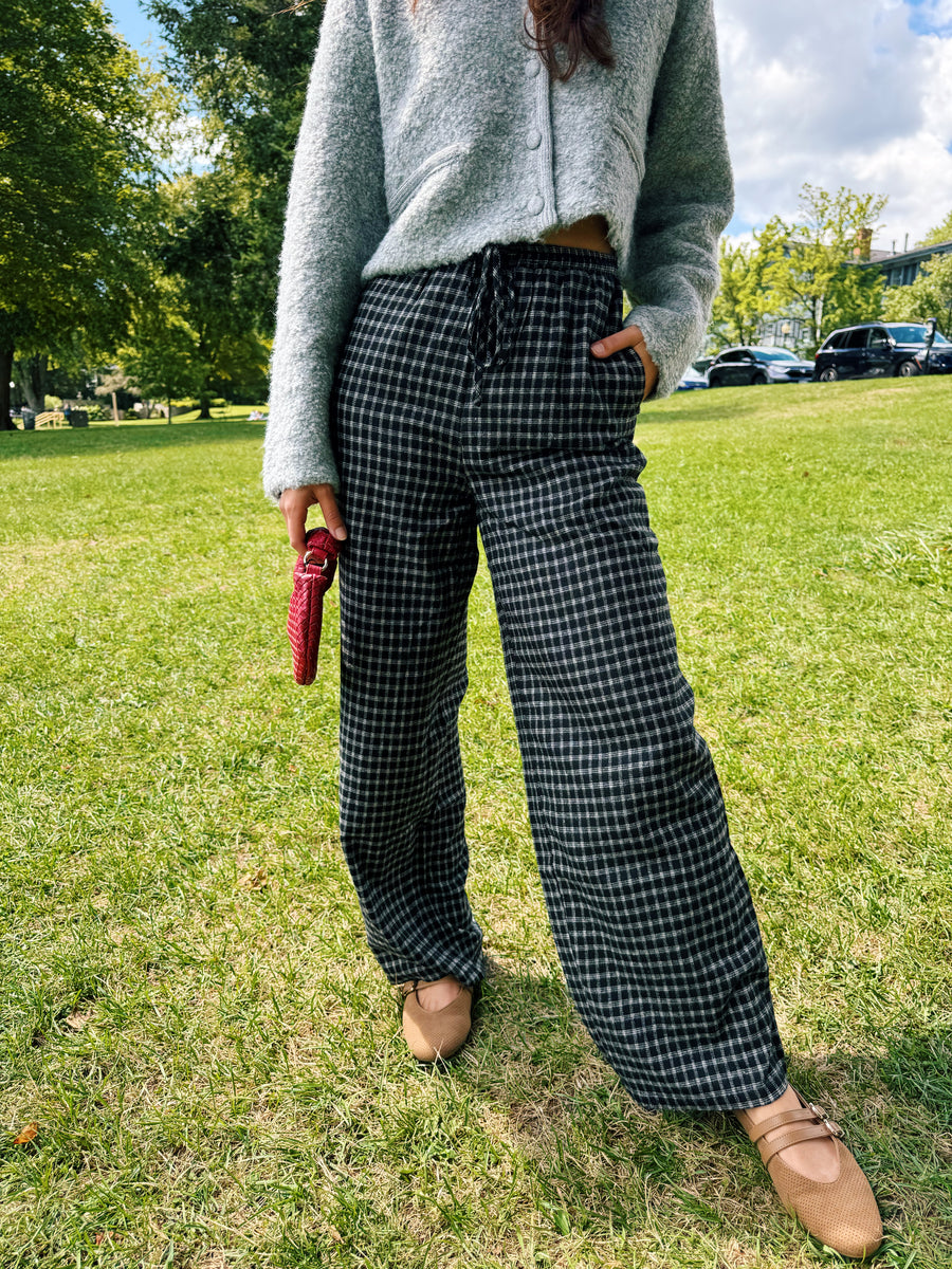 Flannel Print Trouser