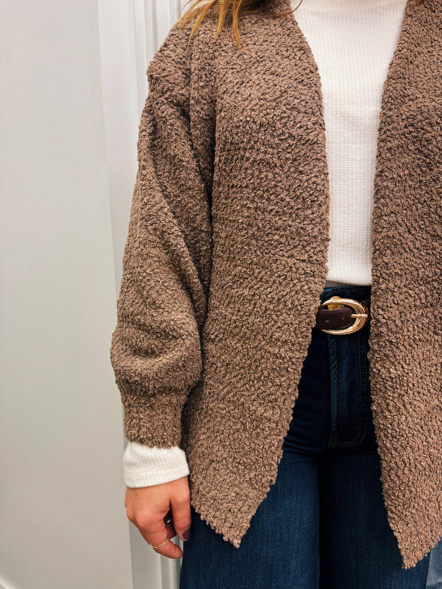 Popcorn Textured Cardigan
