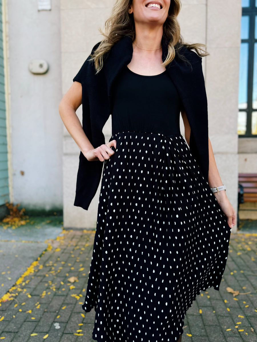 Polka Dot Mixed Up Dress