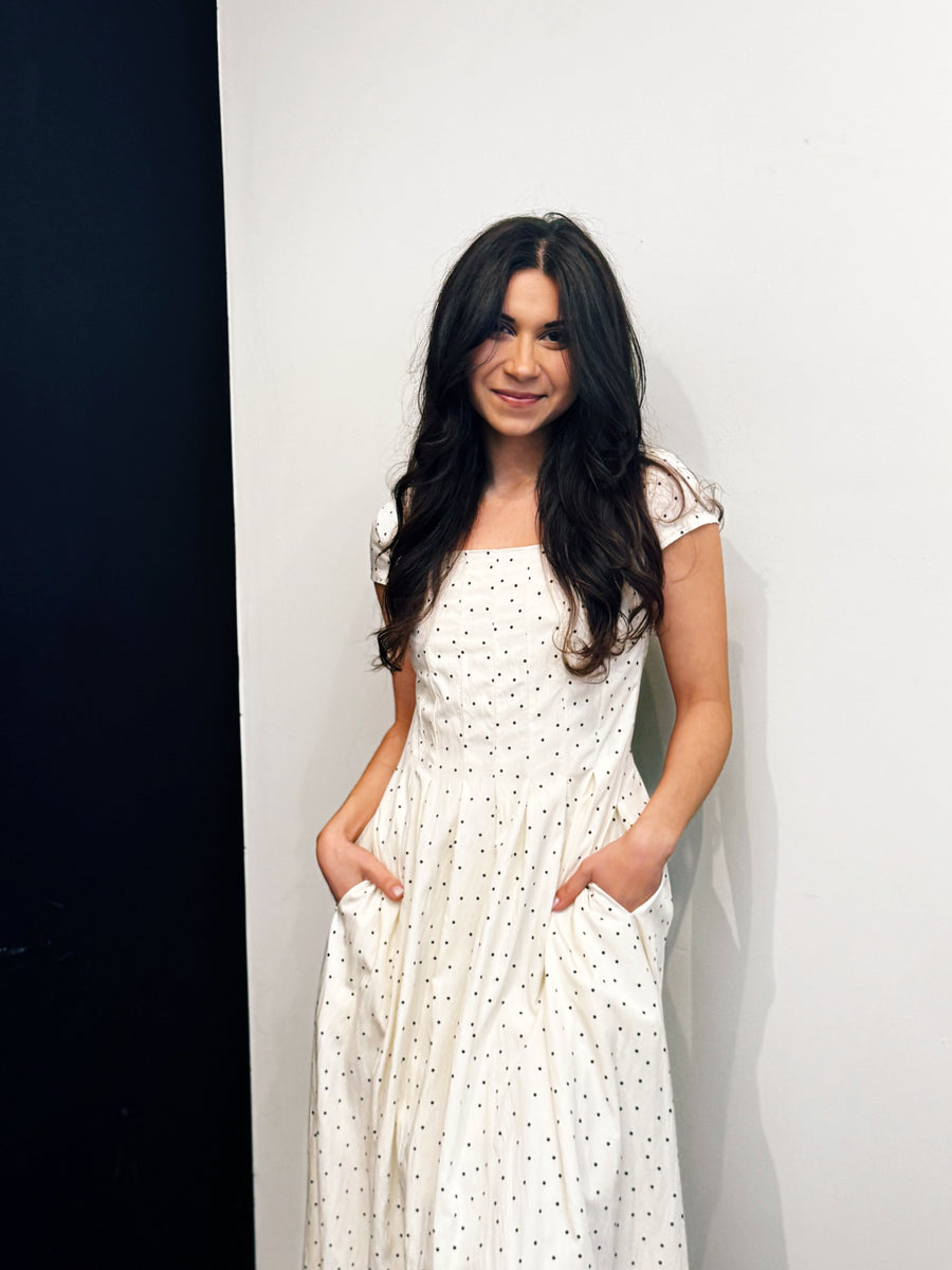 Polka Dot Midi
