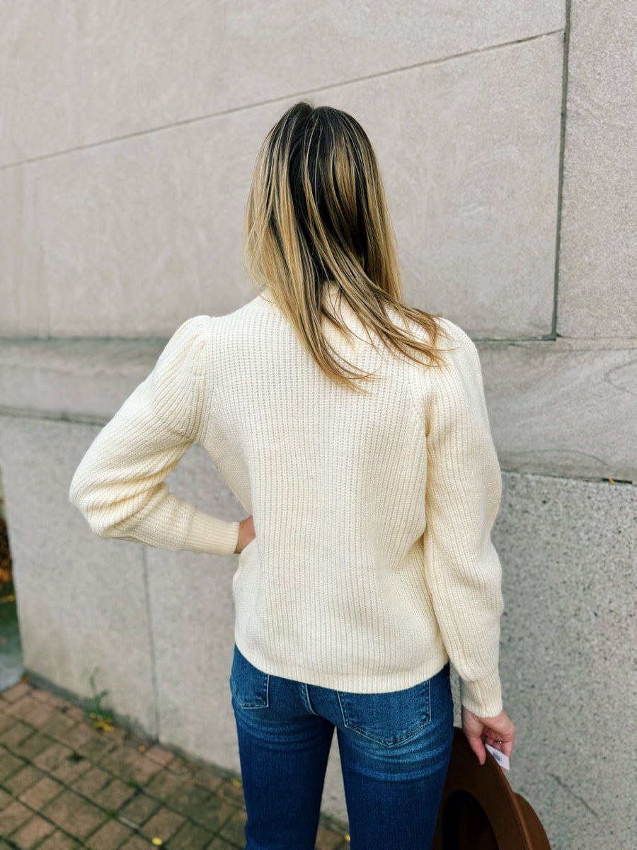 Aria Mock Neck Sweater