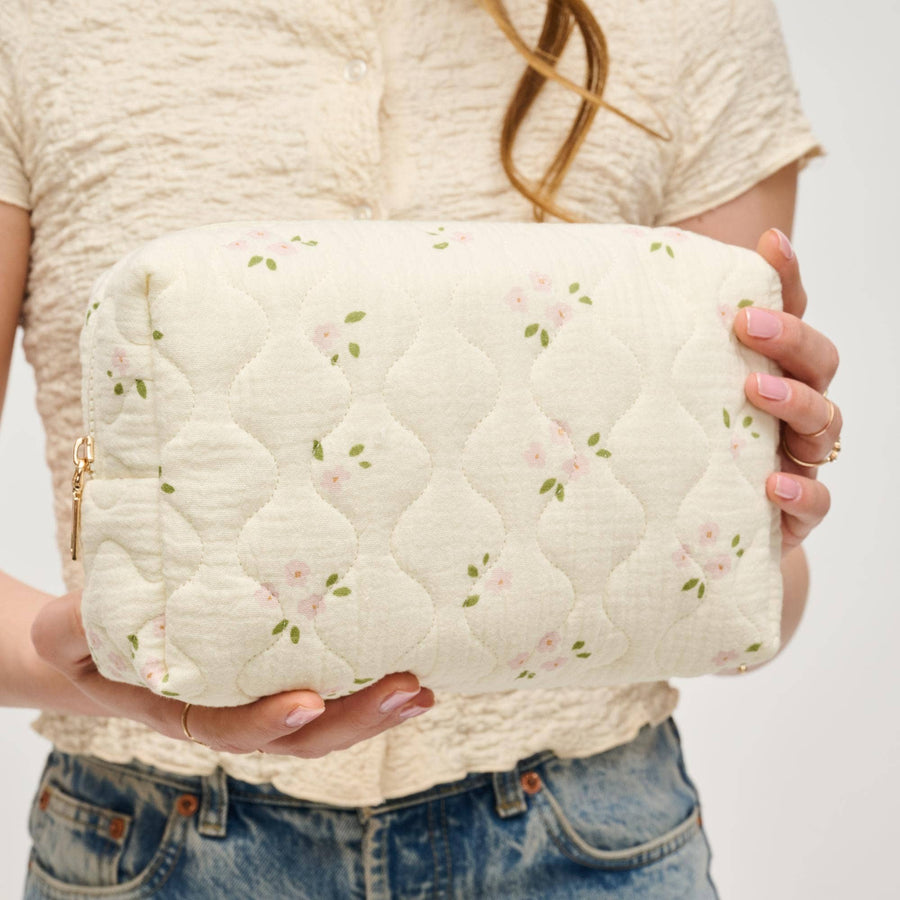 Quilted Keeper Cosmetic Pouch