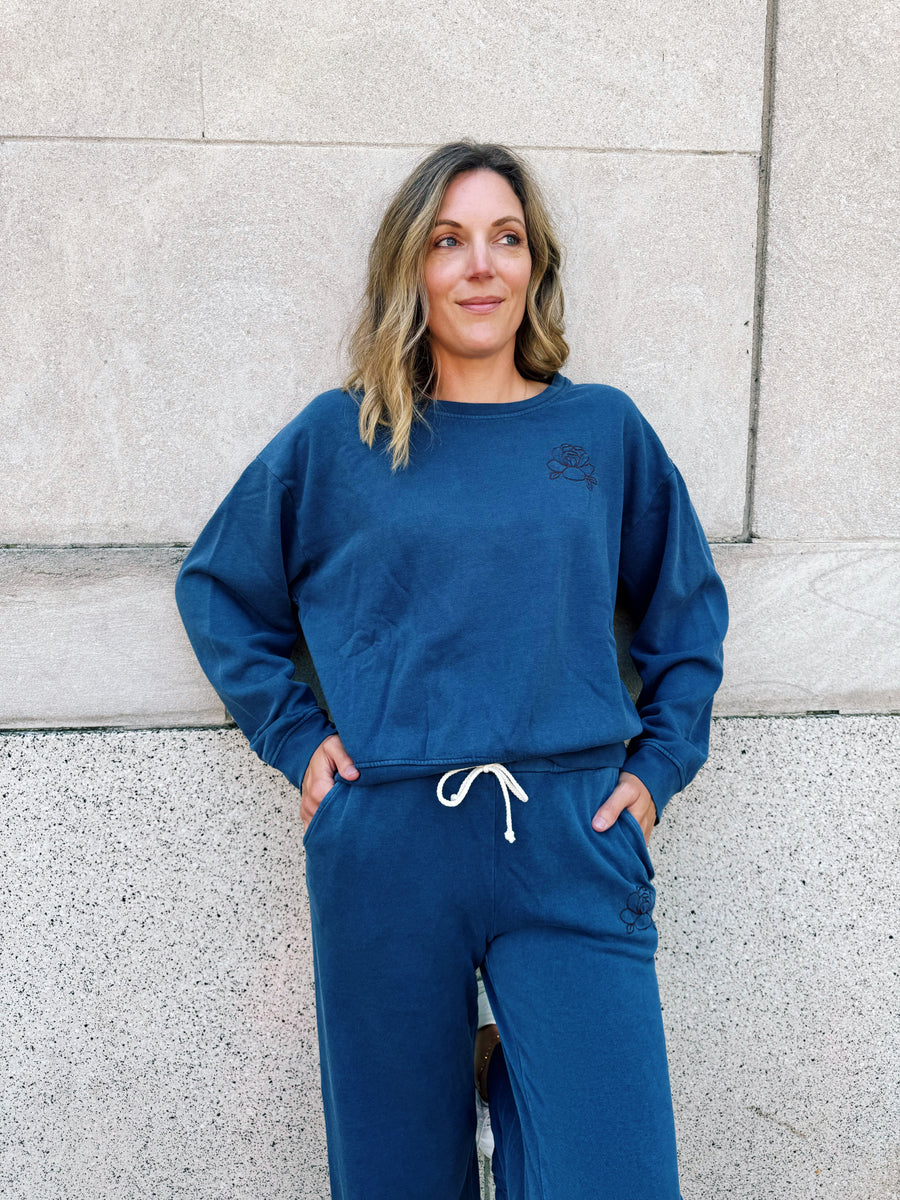 Perry Pullover: Azure Blue