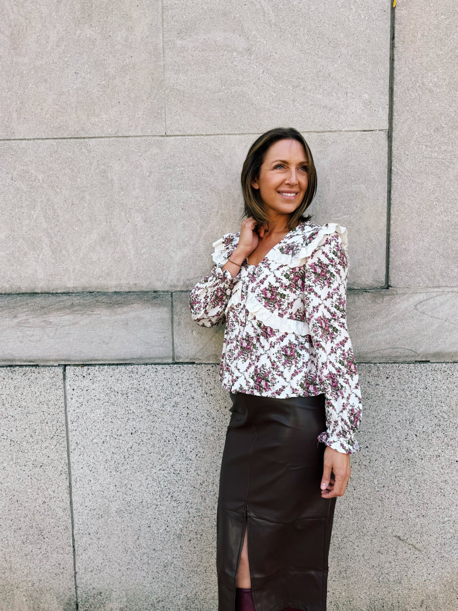 Arabella Floral Peplum Blouse