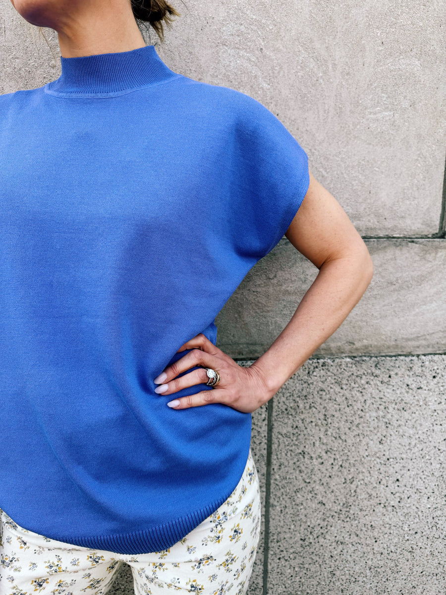 Aurora Mock Neck Top