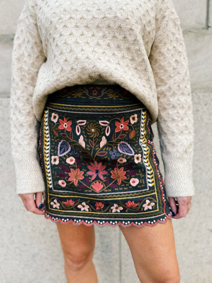 Field Of Flowers Skirt