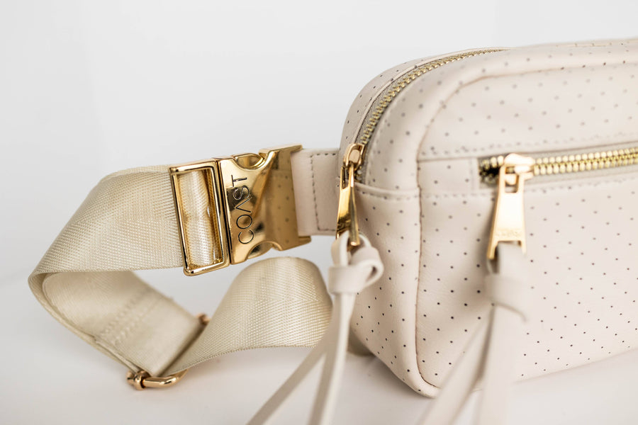 Hampton Leather Crossbody Bag: Shell