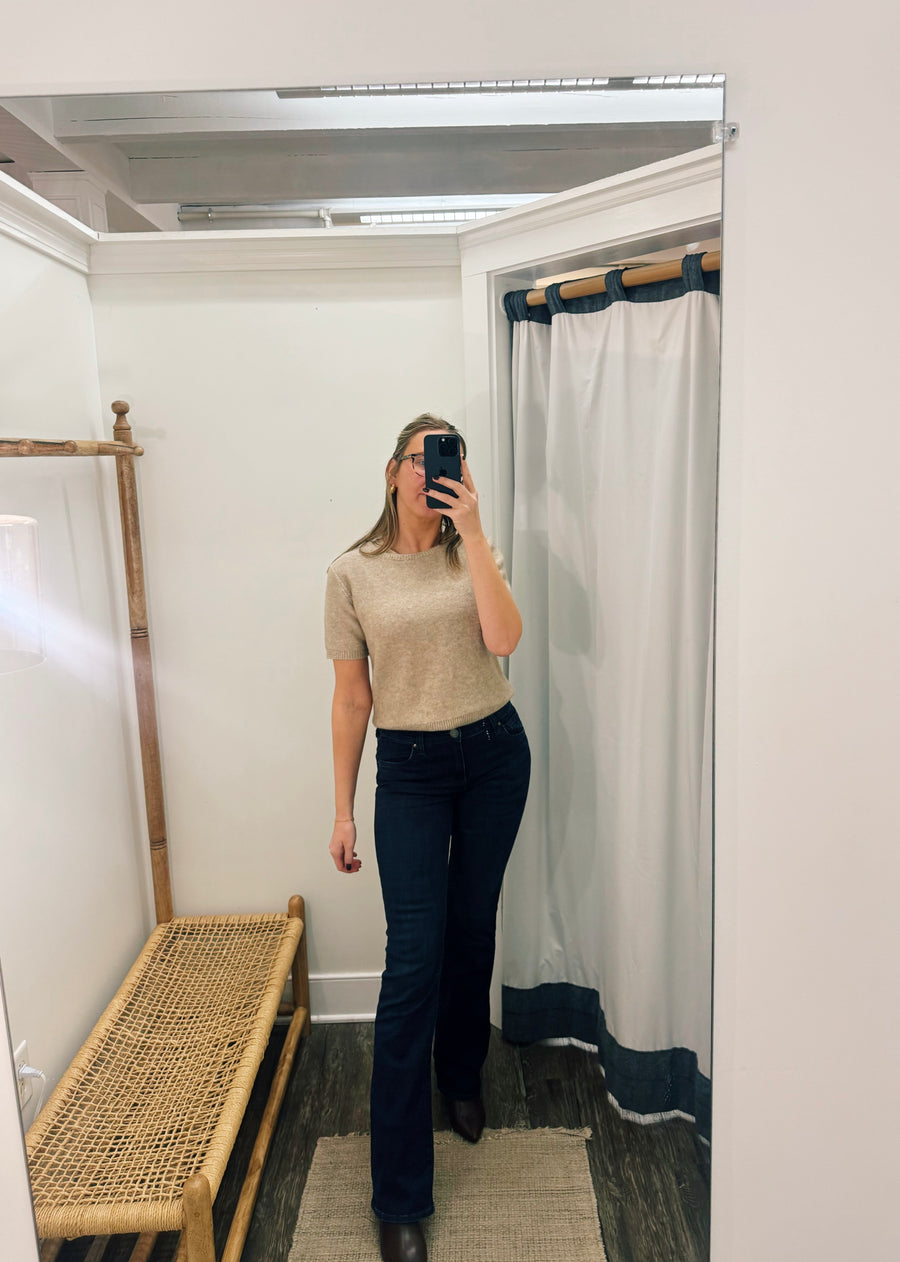 Natalie Mid Rise Boot Cut: Leading