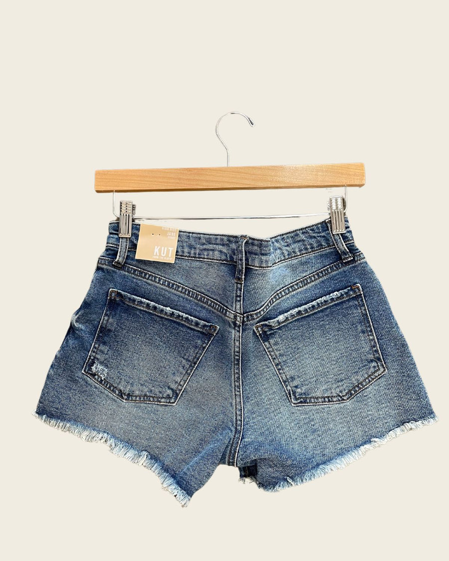 Jane High Rise Short With Fray Hem