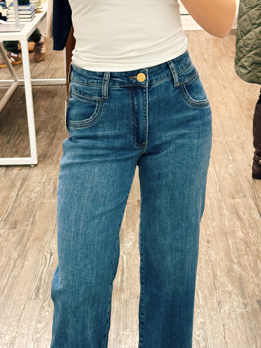 Jodi High Rise Straight Leg: Amusement