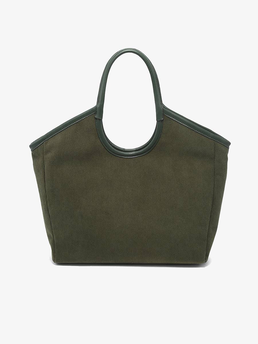 Piper Contrast Corduroy Mini Tote