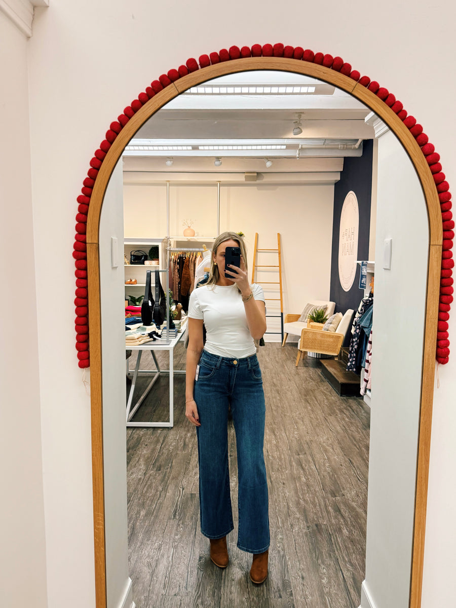 Jodi High Rise Straight Leg: Amusement