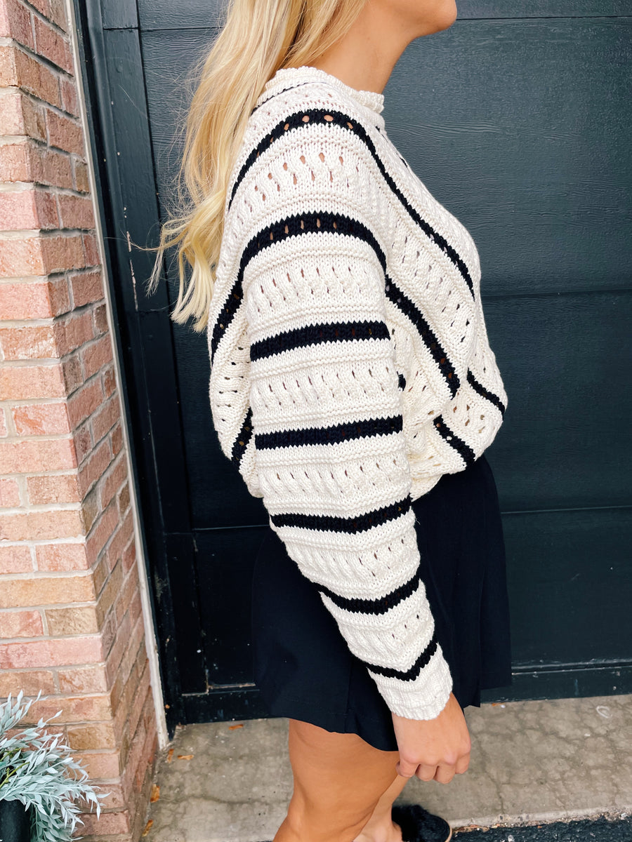 Brooke Chevron Stripe Sweater