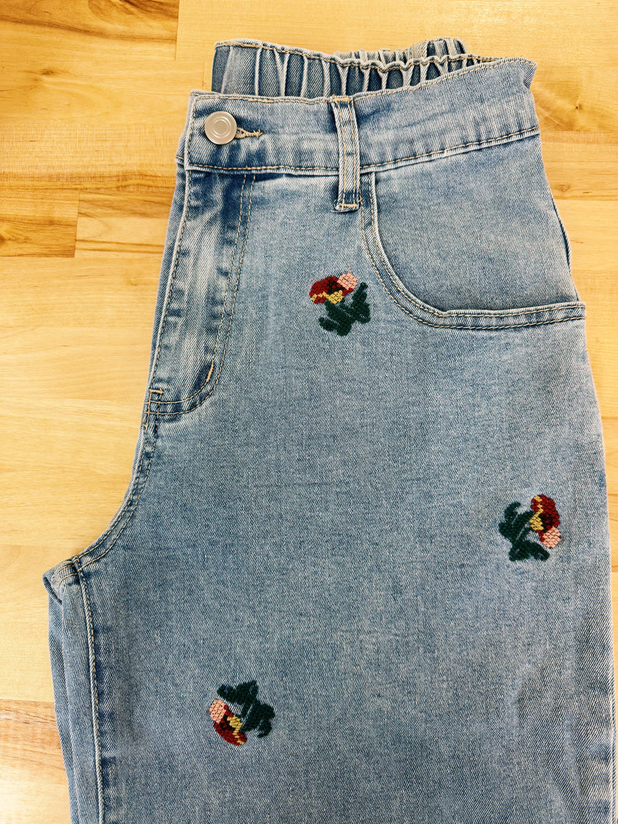 Brook Floral Denim