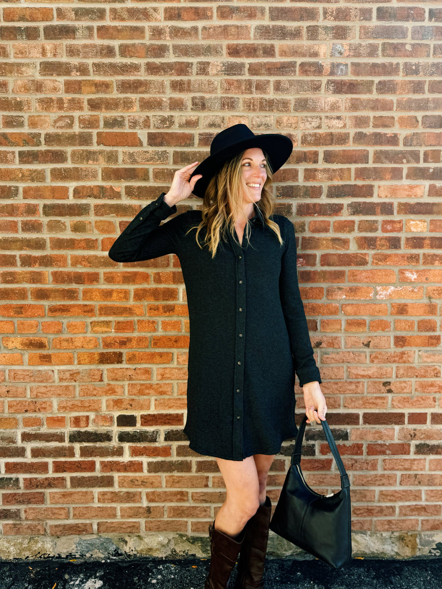 Legend Sweater Shirt Dress