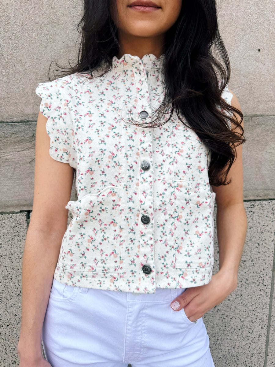 Amber Denim Vest